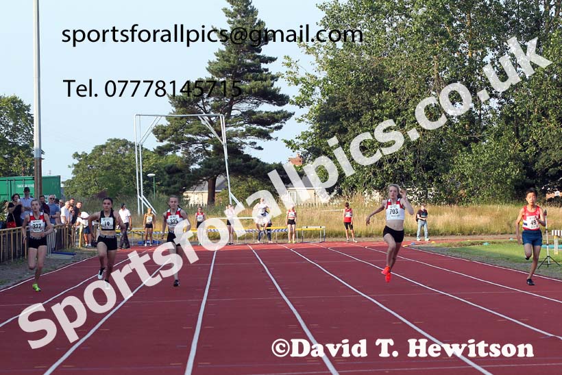 100 metres, 2021 North East Grand Prix 5, Monkton, Wednesday, July 21st. Photo: David T. Hewitson/Sports for All Pics